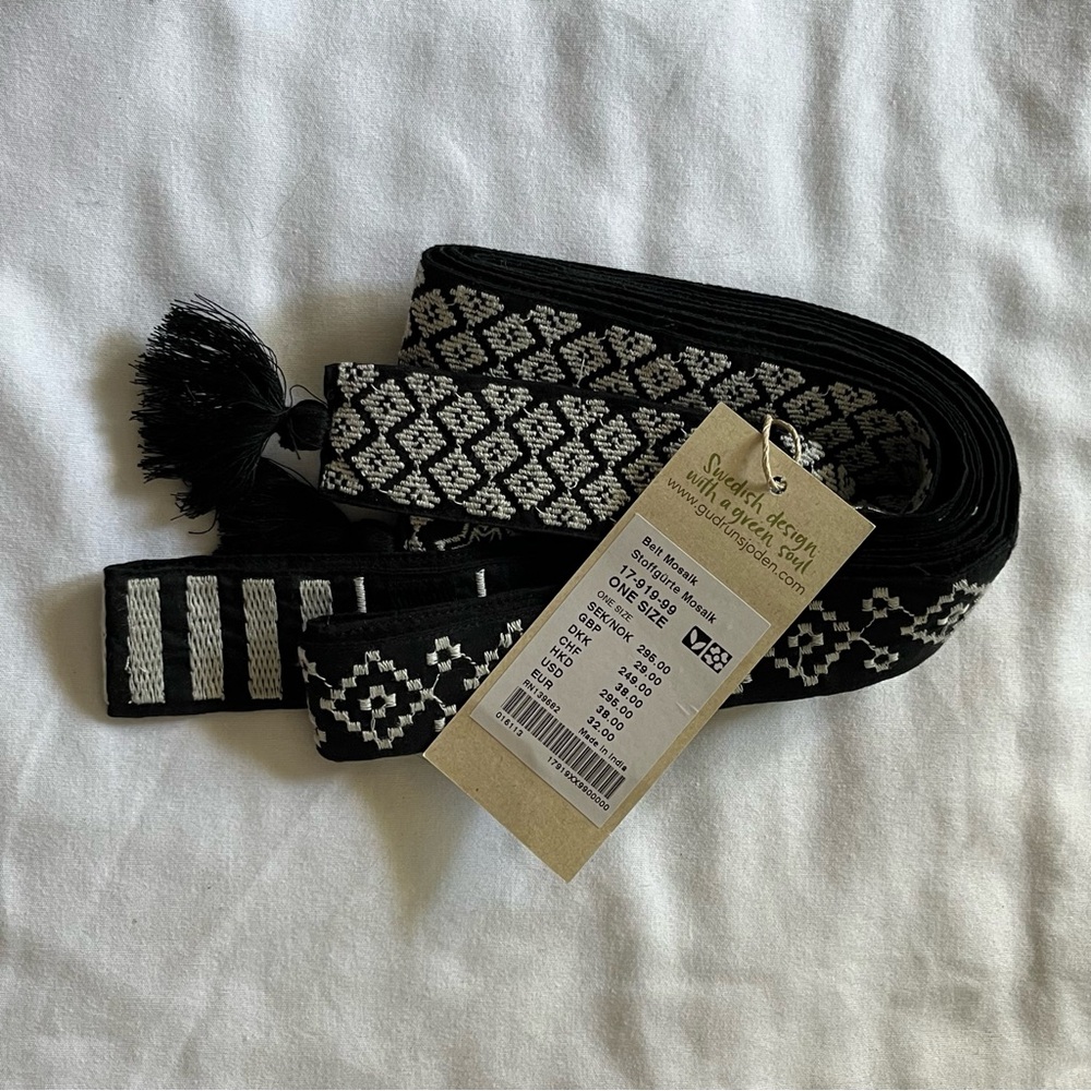 NWT Gudrun Sjoden Mosaic Belt